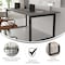 Flash Furniture Redmond 72x36 Conf Tbl w/1in. Thick Dbl Sided Laminate Tbl Top w/PVC and U-Frame Steel Bse, Gry Oak MT-M7236-LTGRY-UBF-GG - alternate 4